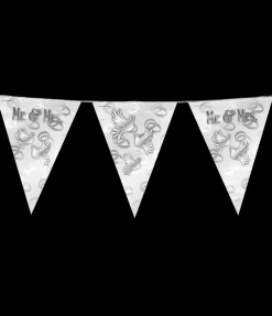 Party Vlaggen - Mr. & Mrs.