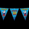 Party vlaggen Abraham cartoon