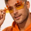 Partybril Oranje Kroon