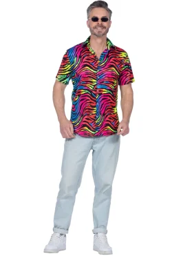 Party shirt zebra neon