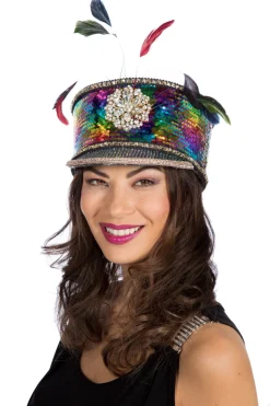 Pet Burning Man Rainbow met veren