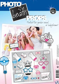 Photobooth props Gender Reveal