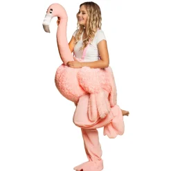 Piggyback Op een flamingo - volwassenen