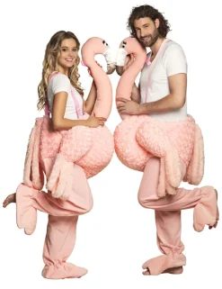 Piggyback Op een flamingo - volwassenen