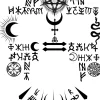 Plakbare Gezichtstattoos Gothic