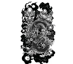 Plakbare Tattoos Dragon