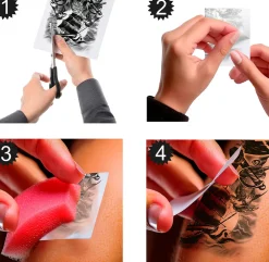 Plakbare Tattoos Piraat