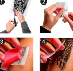 Plakbare Tattoos Skull
