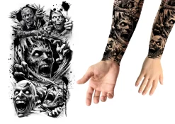 Plakbare Tattoos Zombie