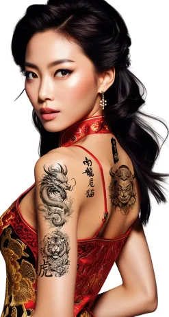 Plaktattoos Asian
