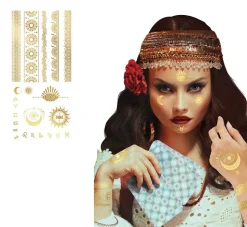 Plaktattoos Gipsy goud