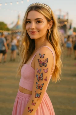 Plaktattoos Vlinders