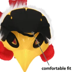 Pluchen masker Haan