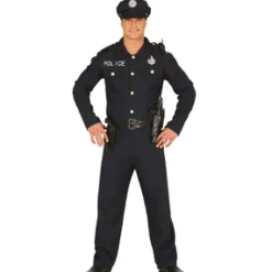 Politie basic kostuum voor heren