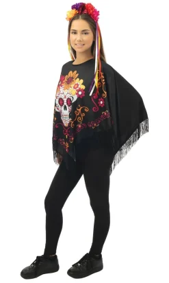 Poncho Day of the Dead