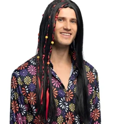 Pruik Flower power