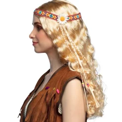 Pruik Hippie met hoofdband