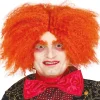 Pruik Mad hatter oranje