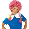 Pruik Piet Vlechtjes Roze
