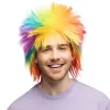 Pruik Punky rainbow