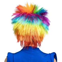 Pruik Punky rainbow