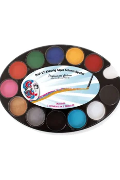PXP Schminkpalet waterbasis 12 kleuren