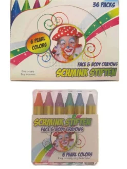 PXP schminkstiften metallic 6st