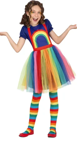 Rainbow girl kostuum
