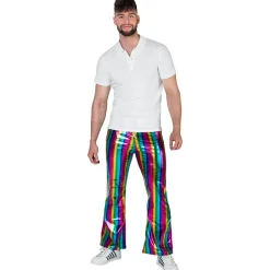 Regenboog broek stretch