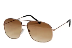 Retro jaren 70 bril bruin