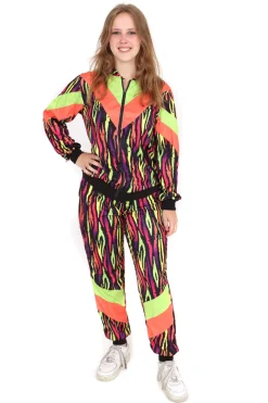 Retro trainingspak Neon party unisex