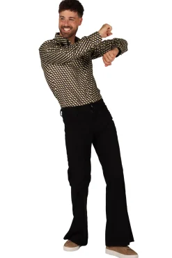 Ribcordbroek 70's voor Heren