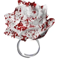 Ring Bloody White Rose