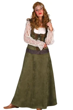 Robin Hood kostuum lang dames