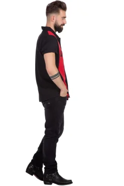 Rockabilly shirt Dean heren