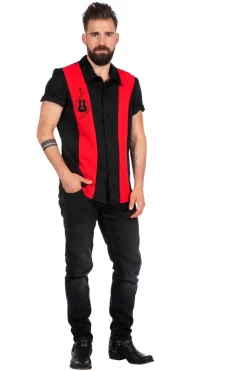 Rockabilly shirt Dean heren