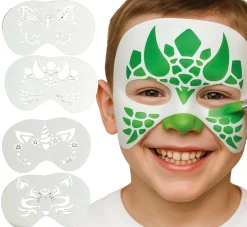 Schminksjabloon Kids Mix 4st