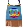 Schoudertasje Peace 19x19cm