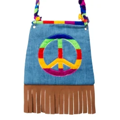 Schoudertasje Peace 19x19cm