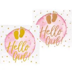 Servetten Hello boy - girl