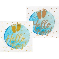 Servetten Hello boy - girl