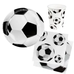 Servies set Voetbal Party 24-delig