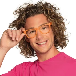 Set van 3 partybrillen zonder glas