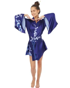 Sexy Kimono Paars Dames