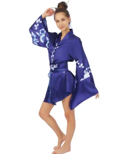 Sexy Kimono Paars Dames