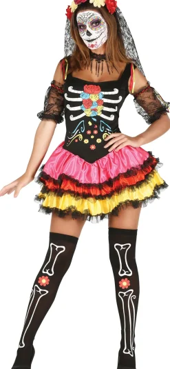 Sexy Lady Catrina kostuum dames