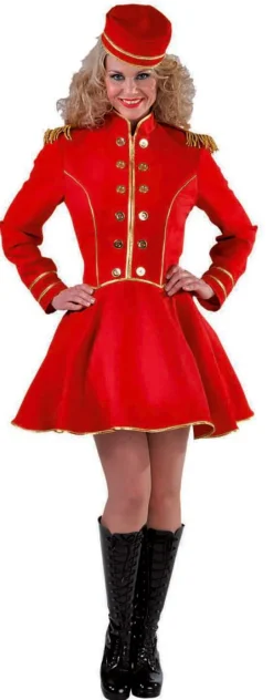 Sexy Piccolo Kostuum voor Dames - rood