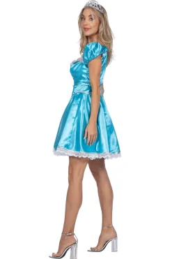 Sexy Prinses jurk blauw