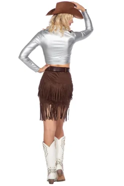 Silver Cowgirl Dameskostuum