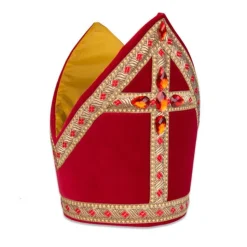 Sint kokermijter katoenfluweel